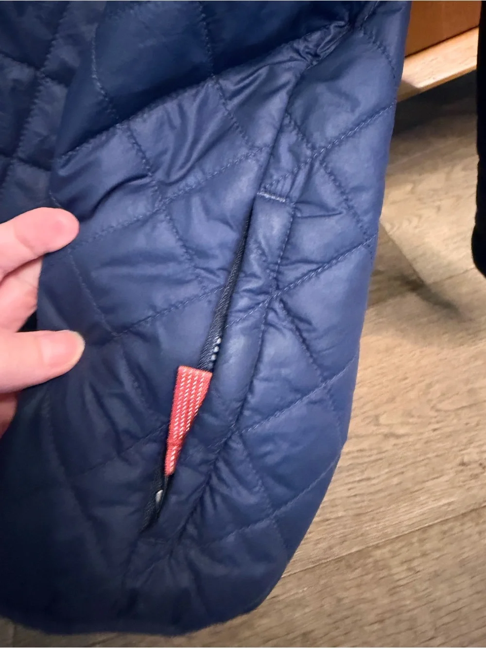 Patagonia Navy Quilted Baby Puff Jacket